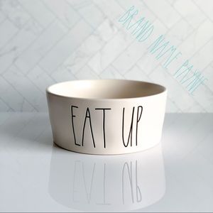 Rae Dunn ‘Eat Up’ Pet Bowl (Large)